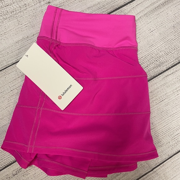 NWT Lululemon Pace Rival Tennis Skirt POW Pink Regular 6 - Picture 15 of 15